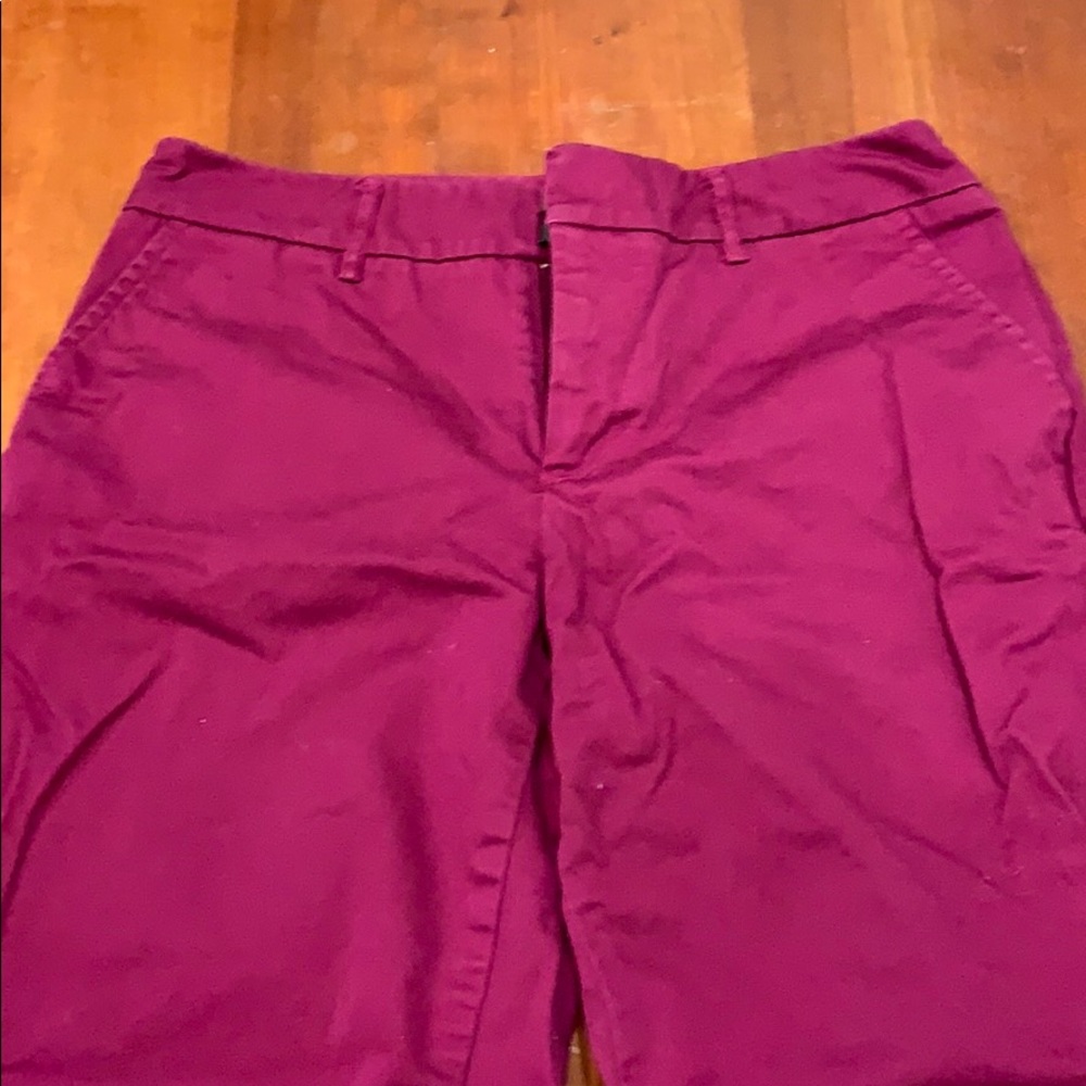 Merona magenta cropped pants